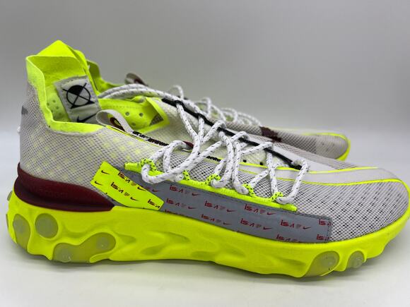 Nike React ISPA Sneakers Platinum Volt Running Shoes CT2692 002 Men\'s Size 9 main image 8